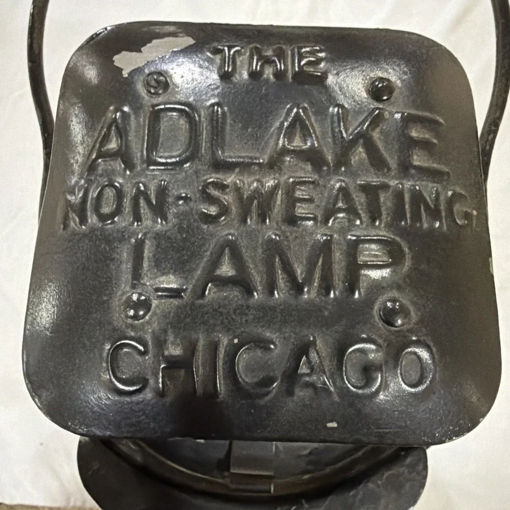 Vtg The Adlake‎ Non-Sweating Railroad Train 4 Way Lantern Chicago